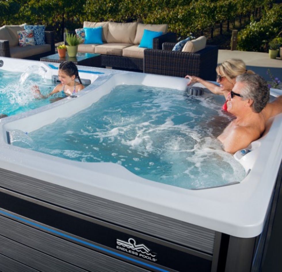 Enjoy Swim Spa and Spa Pool In One -1